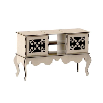 Комод для хранения вещей DecorWood настольный 43х16х27 см