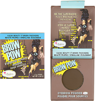 Пудра для брів TheBalm Brow Pow Eyebrow Powder Dark Brown 1.2 г (681619816987)