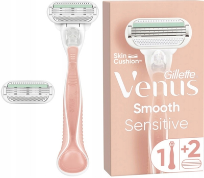 Бритва VENUS Smooth Sensitive і 2 змінні касети (7702018575350)