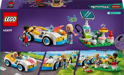 Zestaw klocków Lego Friends Samochód elektryczny i stacja ładująca 170 części (42609)