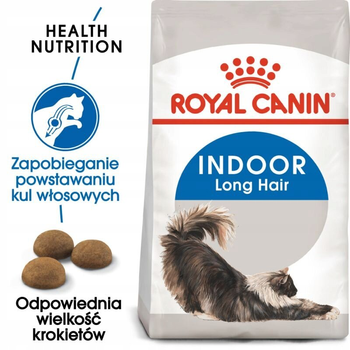 Сухий корм Royal Canin Indoor Long Hair для стерилізованих довгошерстих котів 400 г (3182550739344)