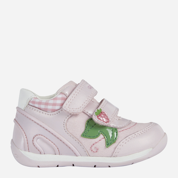 Buty sportowe dziecięce dla dziewczynki na rzepy Geox B020AA-05410-C8004 22 Różowe (8054730396027)