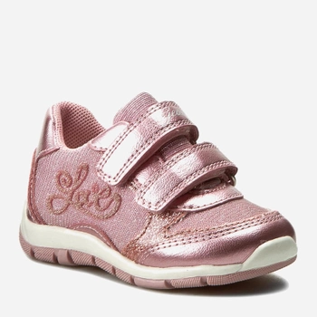 Buty sportowe dziecięce dla dziewczynki na rzepy Geox B7233A-0NFEW-C8004 22 Różowe (8051516530118)
