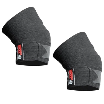 Коленные бинты Gorilla Wear Knee Wraps Black (250 см, пара)