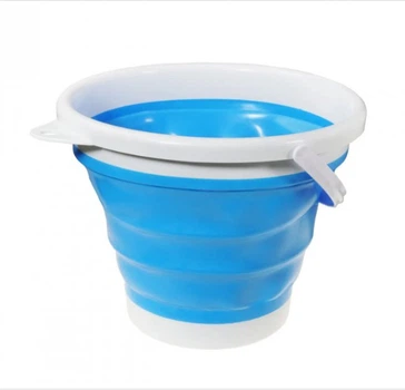 Складне туристичне силіконове відро Collapsible Bucket на 10 л