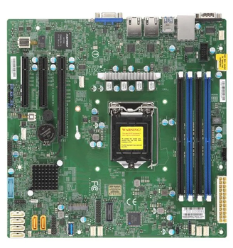 Материнская плата Supermicro MBD-X11SCL-F-B (s1151, Intel C242, PCI-Ex16)
