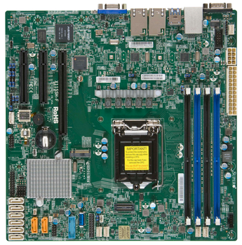 Материнская плата Supermicro MBD-X11SSH-F-O (s1151, Intel C236, PCI-Ex16)