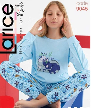 Піжама для дівчаток тм Lariсe kids 9045 Котеня 140-146 см.