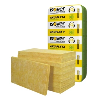 Звуковопоглинаюча мінеральна вата Isover Akuplat 75х600х1200 мм (8.64 м.кв. упаковка)