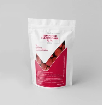 Полуниця сублімована ціла My healthy product AUGUST 25г