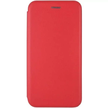 Чехол книжка Premium для Xiaomi Redmi Note 10 Pro красный