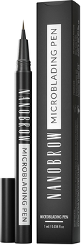 Pisak do brwi Nanobrow Microblading Pen Dark Brown 1 ml (5905669547529)