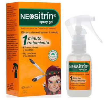 Спрей від вошей і гнид Neositrin Nit and Lice Treatment Spray 60 мл (8470001614186)