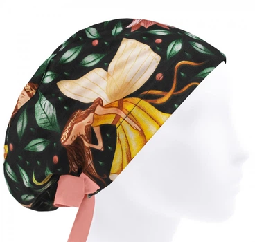 Медицинская шапочка женская HeadwearUniverse универсальная принт Фея в саду