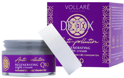 Крем для обличчя Vollare Detox регенерувальний нічний 50 мл (5902026680660)