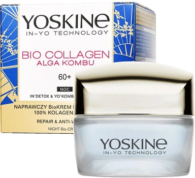 Крем для обличчя Yoskine Bio Collagen нічний 60+ 50 мл (5900525072320)