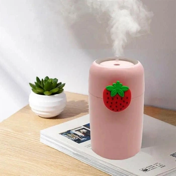 Увлажнитель воздуха в детскую комнату Humidifier Клубника 200 мл