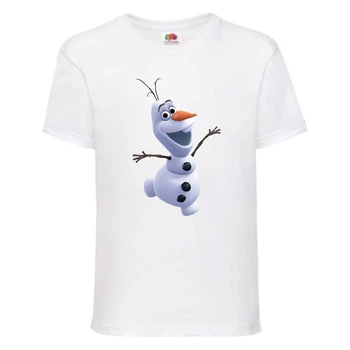 Футболка детская Холодное сердце 001 (Frozen) белая (FRH wh 001) 104 см