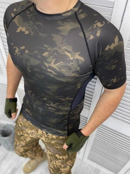 Футболка компрессионная ATHLETIC swamp XL