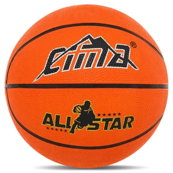 Мяч баскетбольный резиновый Cima All Star Game 8965 размер 7 Orange