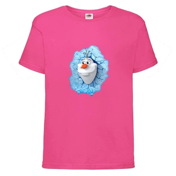 Футболка детская Холодное сердце 002 (Frozen) розовая (FRH pnc 002) 116 см