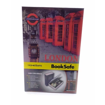 Книга Сейф London 24,5х16х5,5 см Кэшбокс