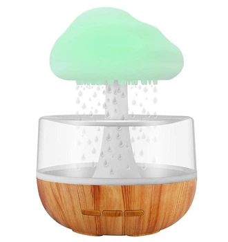Нічник-зволожувач з ефектом дощу Cloud Rain Humidifier 8996