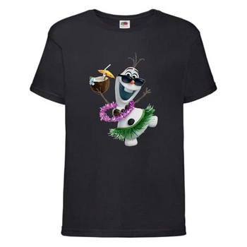 Футболка детская Холодное сердце 005 (Frozen) черная (FRH blc 005) 104 см