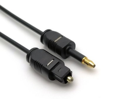 Кабель оптический Mini-Toslink 3.5 -> Toslink 2.2 мм 2 м SPDIF (579018243-1) Черный