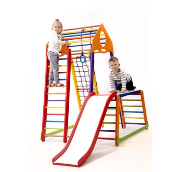 Дитячий спортивний комплекс SportBaby BambinoWood Color Plus 1-1