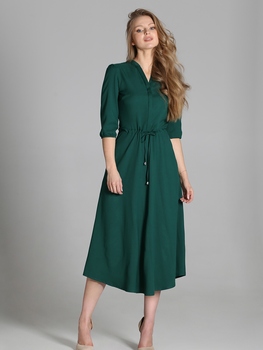 Плаття максі жіноче Lanti SUK205 36 Зелене (5904252721445)