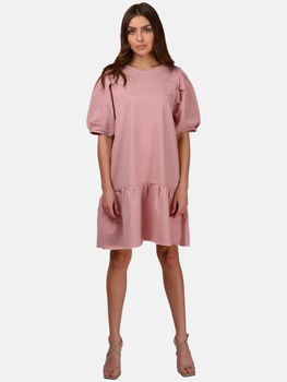 Sukienka mini damska MODAGI A3 One Size Różowa (5904996500108)