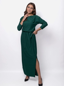 Плаття максі жіноче MODAGI A27 S/M Зелене (5904996500931)