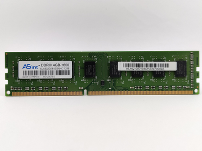 Оперативная память ASint DDR3 4Gb 1600MHz PC3-12800U (SLA302G08-GGNHC) 13253 Б/У