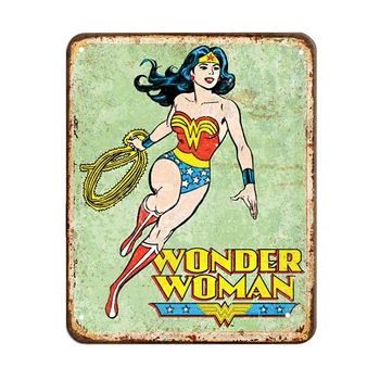 Металлическая табличка «Wonder woman»