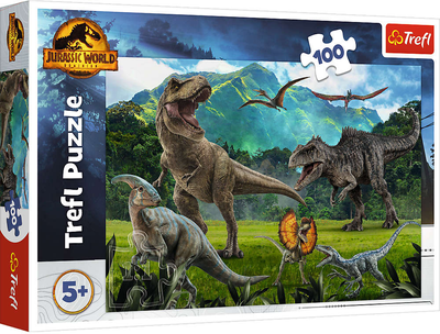 Пазл Trefl Динозаври Парк Юрського періоду 100 елементів (5900511164411)