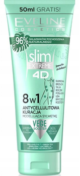 Бальзам для тіла Eveline Slim Extreme 4D Anti-cellulite Body Shaping Treatment 8in1 250 мл (5903416007067)