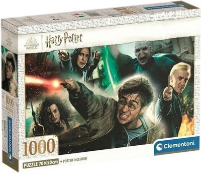 Пазл Clementoni Compact Harry Potter 1000 елементів (8005125397884)