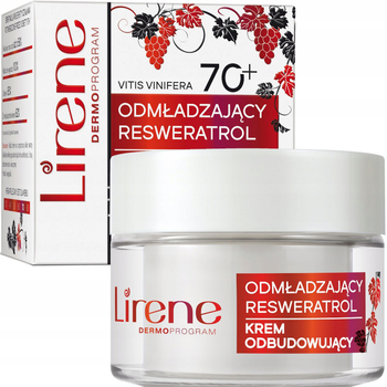 Крем для обличчя Lirene Resveratol Rebuilding Cream 70+ 50 мл (5900717766518)