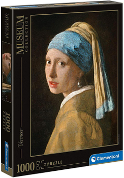 Puzzle Clementoni Girl with a Pearl Earring 1000 elementów (8005125396146)