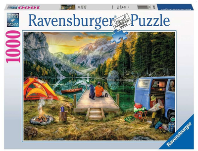 Puzzle Ravensburger Na kempingu 1000 elementów (4005556169948)