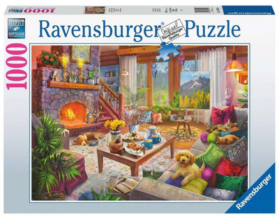 Puzzle Ravensburger Przytulny pokój 1000 elementów (4005556174959)