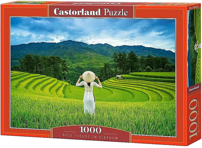 Puzzle Castorland Rice Fields in Vietnam 1000 elementów (5904438105052)