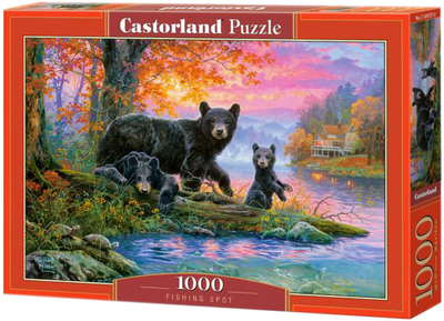 Пазл Castorland Сім'я ведмедів 1000 елементів (5904438104727)
