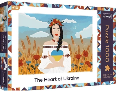 Puzzle Trefl The Heart of Ukraine 1000 elementów (5900511107357)