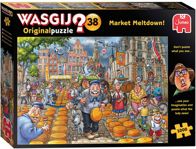 Puzzle Jumbo Wasgij Na rynku 1000 elementów (8710126250105)