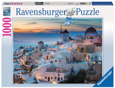 Puzzle Ravensburger Wieczór na Santorini 1000 elementów (4005556196111)