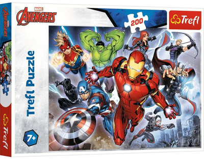 Puzzle Trefl Waleczni Avengersi 200 elementów (5900511132601)