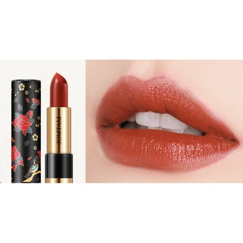 Помада для губ глянсова Jomtam Colorful Beauty Lipstick, колір рожевий з моркв`яним відтінком, 3,5 г
