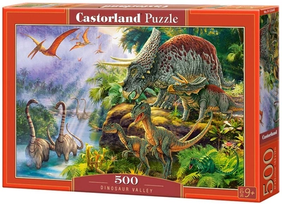 Пазл Castorland Долина динозаврів 500 елементів (5904438053643)